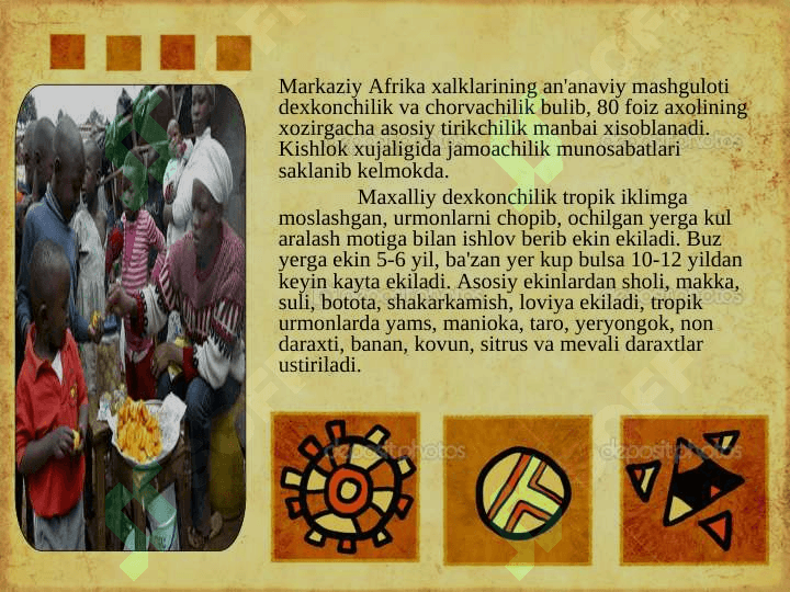 G’arbiy va markaziy afrika xalqlari 7