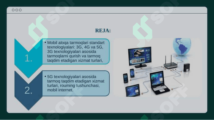 Mobil aloqa tarmoqlari 2