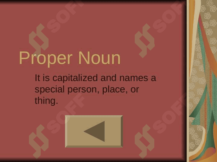 Types of Nouns:Common & Proper Nouns 6