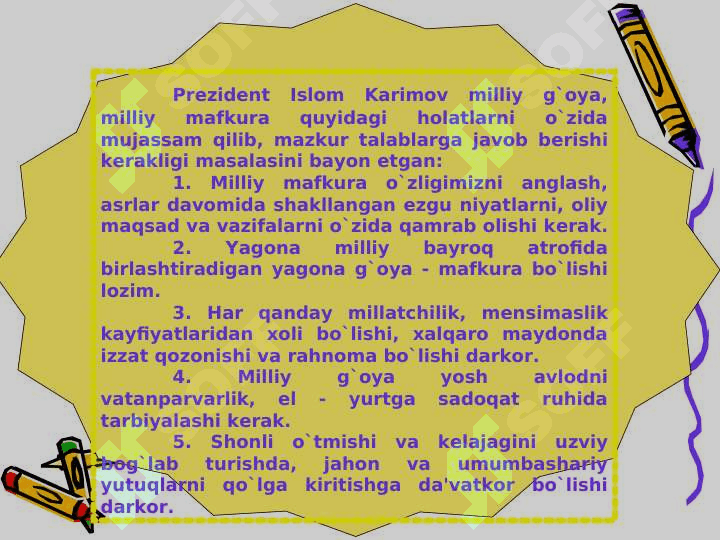 Aholining turli qatlamlarini g’oyaviy qurollantirish omillari 5