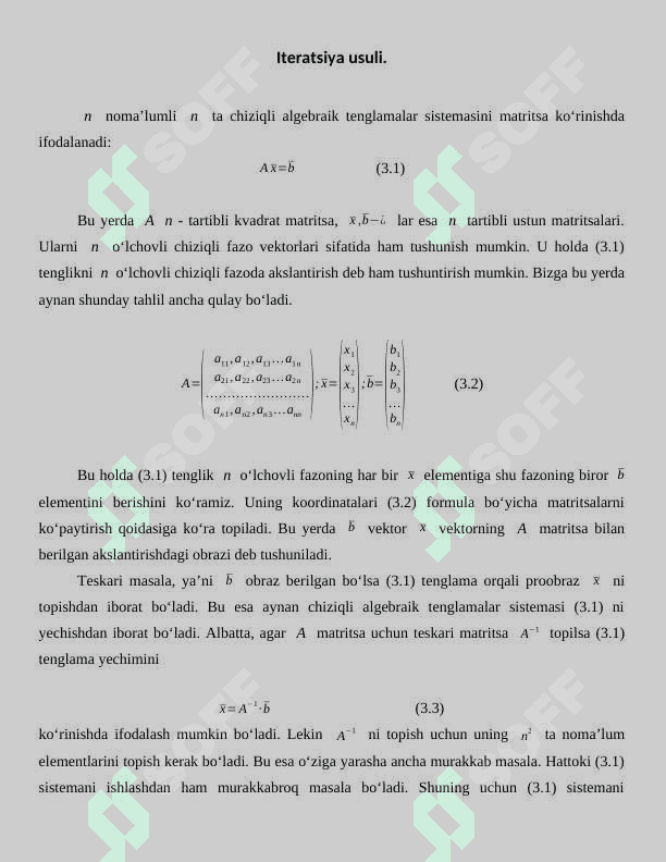 Iteratsiya usuli va uning yaqinlashishi 3