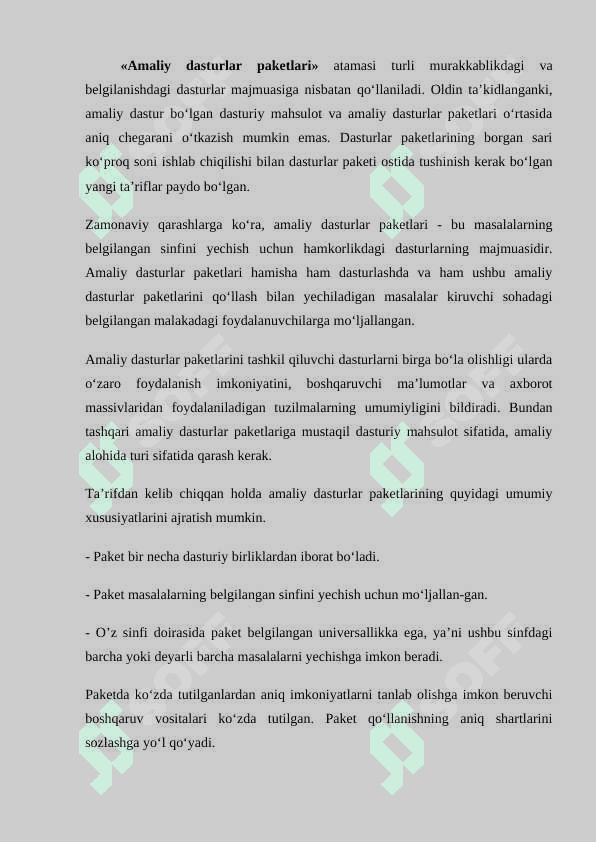Amaliy dasturiy paketlalardan foydalaniladigan texnologiyalar. STATISTICA paketining imkoniyatlari. Simulink paketida signallarni qayta ishlash. Matlabda rasmlar bilan ishlash. Ma’lumotlar bazasini boshqarish tizimi vazifalari. So’rovlarni qayta ishlash. Transaksiyalarni va ma’lumotlarni saqlashni boshqarish. Matlabda neyron tarmoqlar bilan ishlash. 2