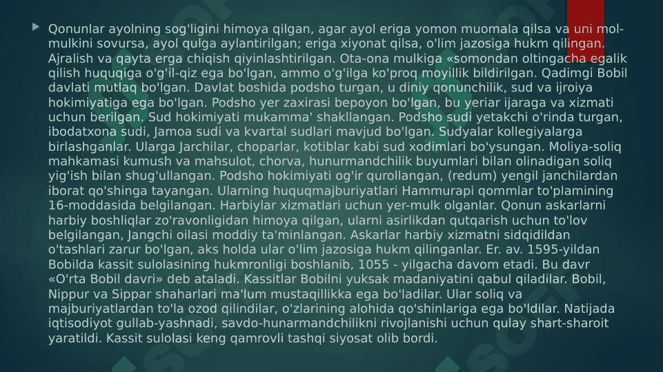 Qadimgi Bobil slayd 8