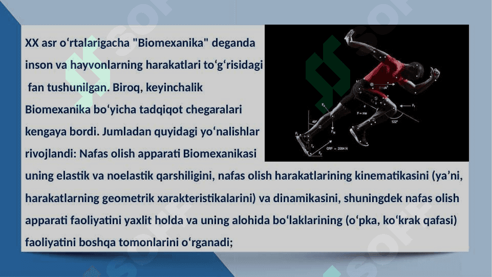 Sport biomexanikasining rivojlanishi. Sport biomexanikasining hozirgi rivojlanish bosqichi 2