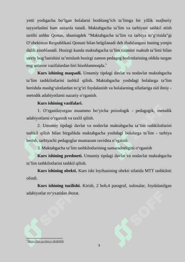 DAVLAT VA NODAVLAT MAKTABGACHA TA’LIM TASHKILOTLARINING O‘ZIGA XOS XUSUSIYATLARI 3
