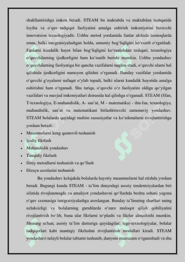 Maktabgacha ta'lim tashkilotida STEAM laboratoriyalarini tashkil etish 3