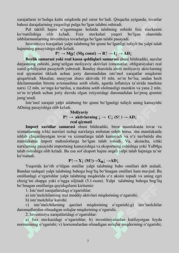 YALPI TALAB-YALPI TAKLIF MODELI 3