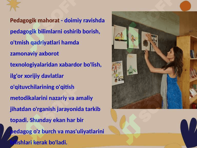 O'qituvchining kasbiy mahorati va Pedagogik Refleksiya 8