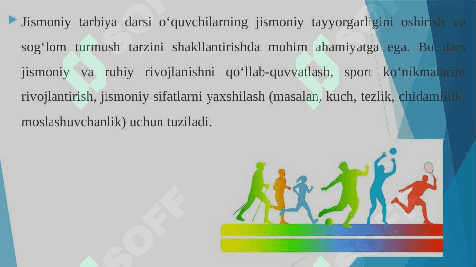 JISMONIY TARBIYA DARSI MASHG‘ULOTLARNING ASOSIY SHAKLI SIFATIDA, UNING TUZILISHI. 3