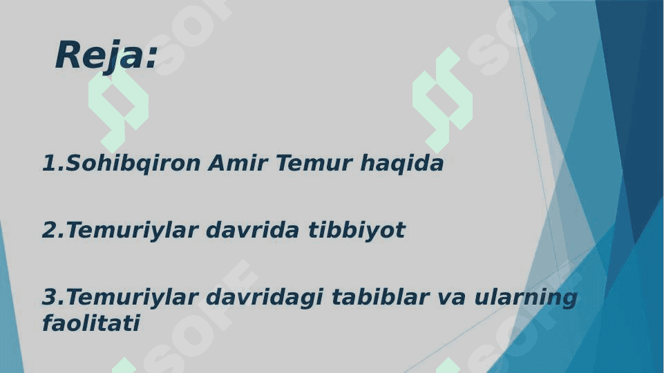 Amir Temur va temuriylar davridagi taniqli tabiblar va ularning faoliyati 2