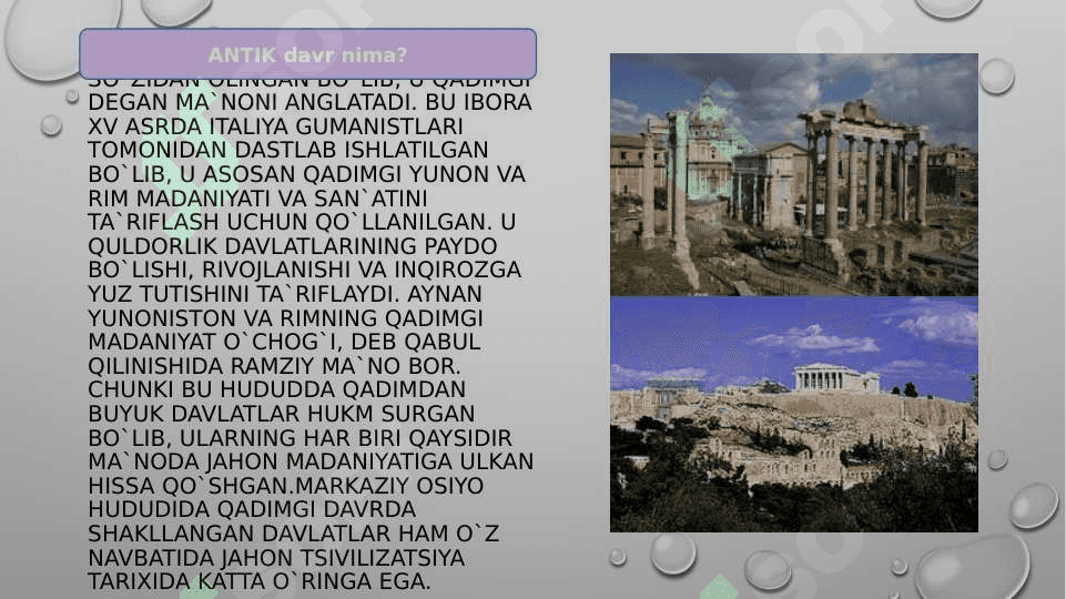ANTIK DAVRDA TIBBIYOT 3