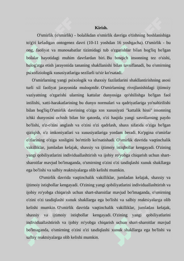Oʼsmirlik davrida kasbiy tasavvurlar shakllanishining psixologik  xususiyatlari 2