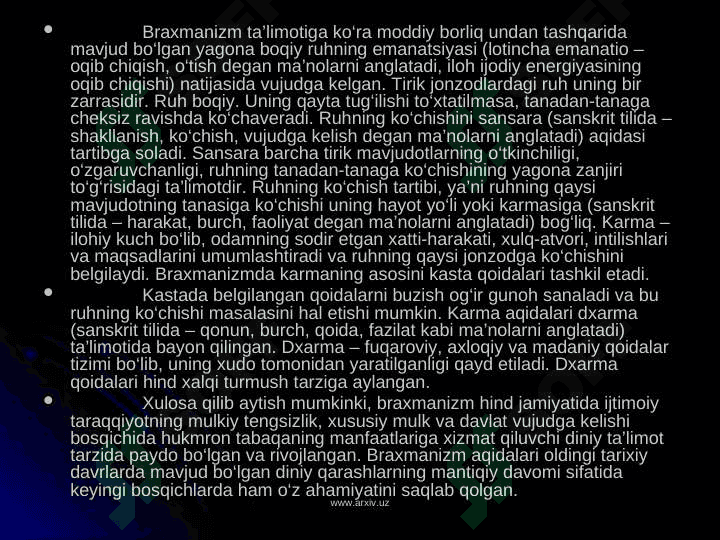 HINDUIYLIKDAGI UCHLIK (TRIMURTI) HUDOLARI 8