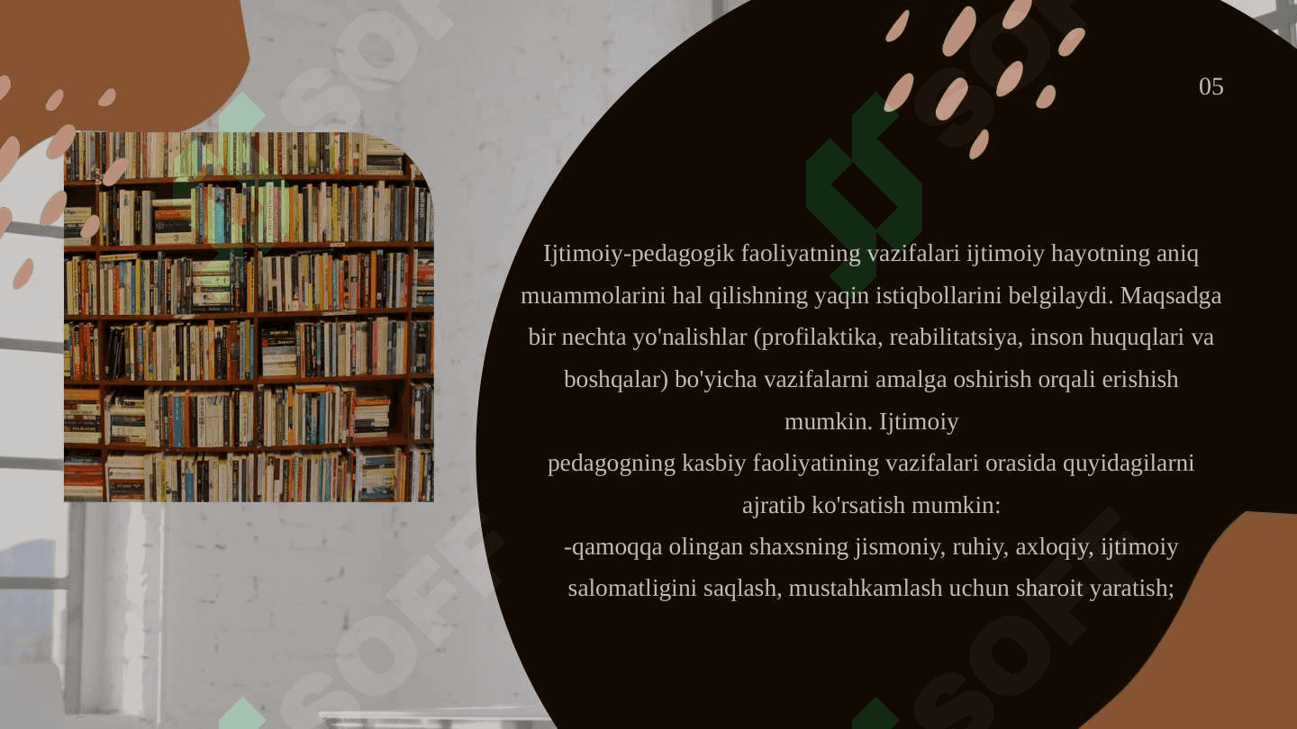 Ijtimoiy pedagogik faoliyat turlarining ahamiyati 6