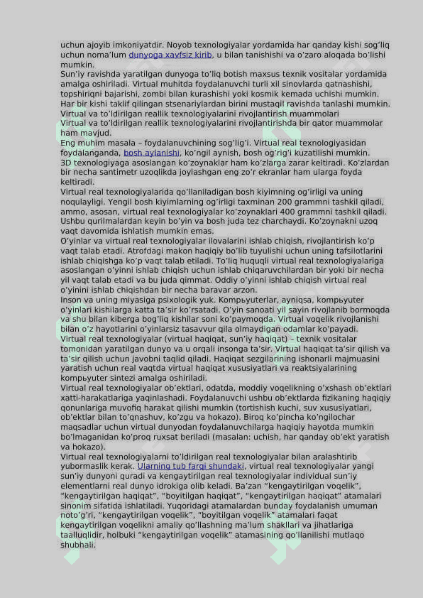 Raqamli iqtisodiyotda toldirilgan reallik texnologiyalari 3