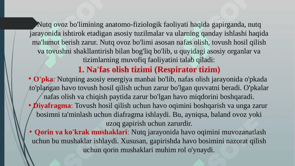 Nutq ovoz bo'limining anotomo-fiziologik faoliyati 5