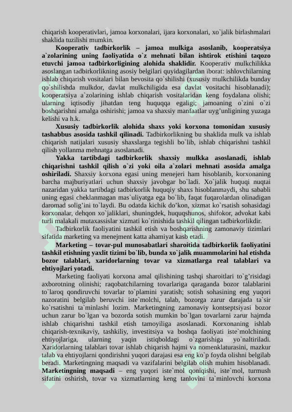 Tadbirkorlik faoliyati va uning kapitali 4