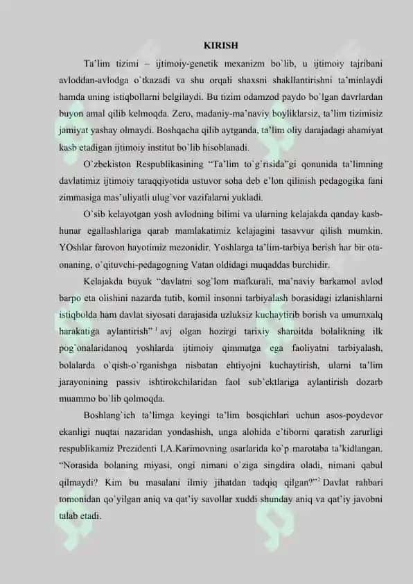 Tarbiyasi qiyin va bo`sh o`zlashtiruvchi o`quvchilar bilan pedagogik faoliyat olib borish metodikasi 3