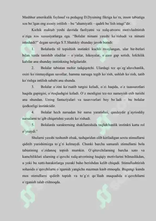 Tarbiyasi qiyin va bo`sh o`zlashtiruvchi o`quvchilar bilan pedagogik faoliyat olib borish metodikasi 7