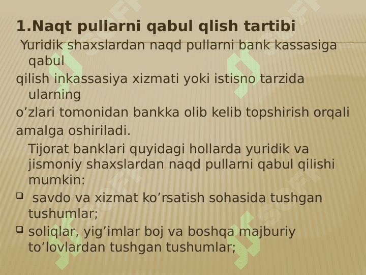 NAQT PULLARNI MUOMALAGA CHIQARISH VA MUOMALADAN OLISH TARTIBI 3