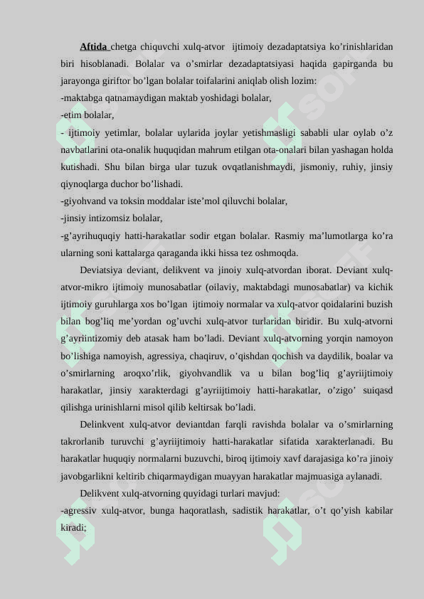 Deviant xulq ijtimoiy pedagogik muammo sifatida 3