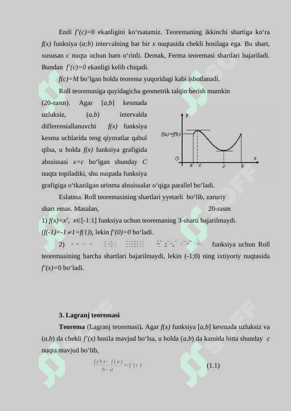 Kimyoda differensial hisob tatbiqlari 6