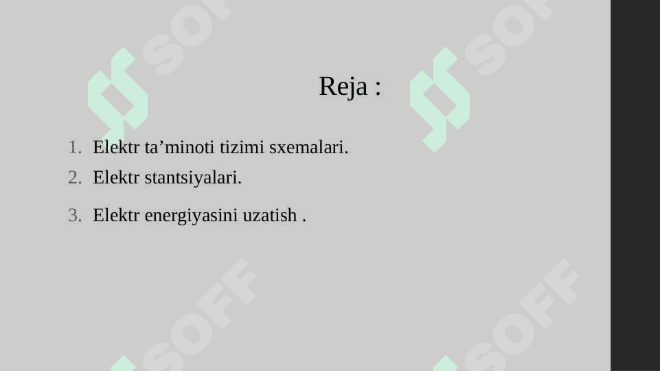 Elektr ta'minotida qo'llanadigan sxemalar 2