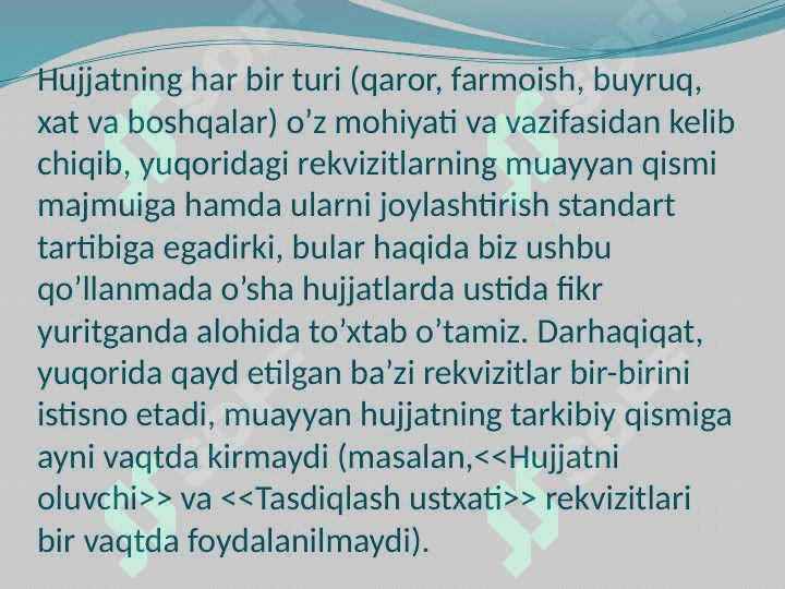 BLANKALAR – BOSMA ISH QOG’OZLARI QANDAY BO’LISHI KERAK 2