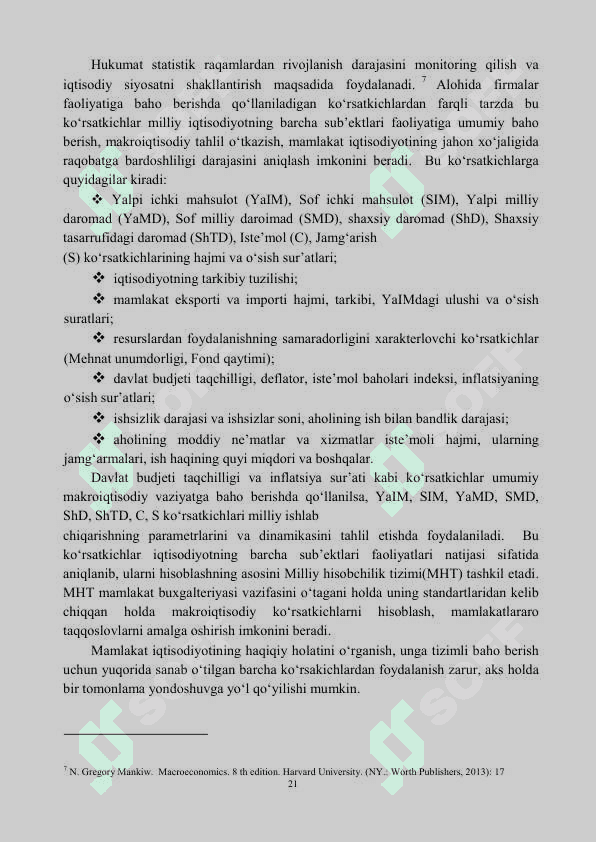 Asosiy makroiqtisodiy ko`rsatkichlar 2