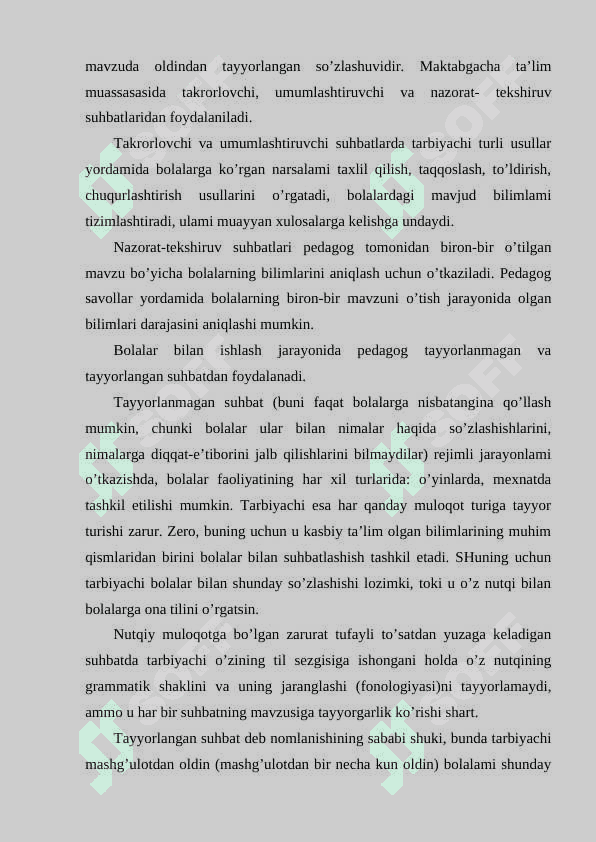 DIALOGIK  NUTQNI RIVOJLANTIRISHGA DOIR MAXSUS FAOLIYATLARNING AHAMIYATI 4