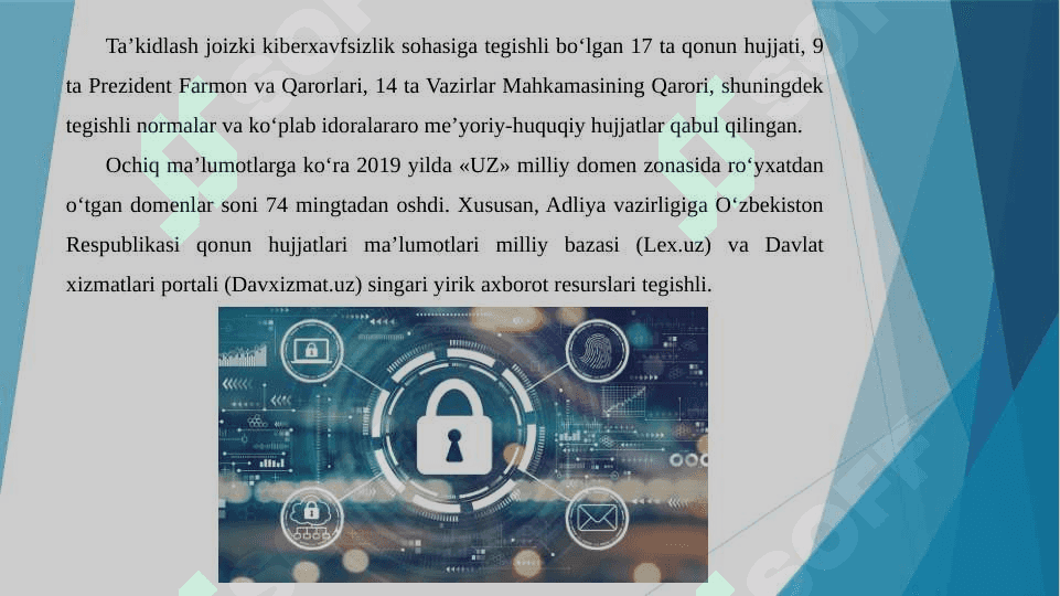 Kiber xavfsizlikga oid milliy va xorijiy me'yoriy-huquqiy hujjatlar tahlili 8