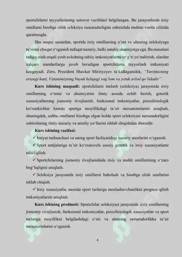 Sportda irsiy omillar va ularning seleksiyaga ta’siri 3