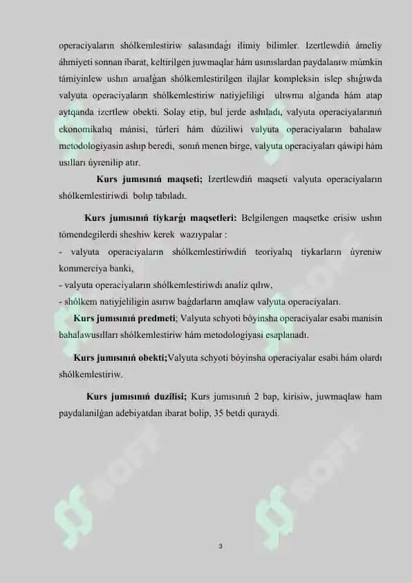 Valyuta schyoti bóyinsha operaciyalar hám olardıń basqarliwi 3