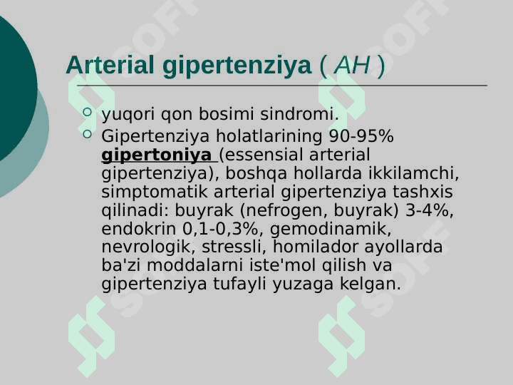 Gipotenziv dori vositalar farmakologiyasi 2