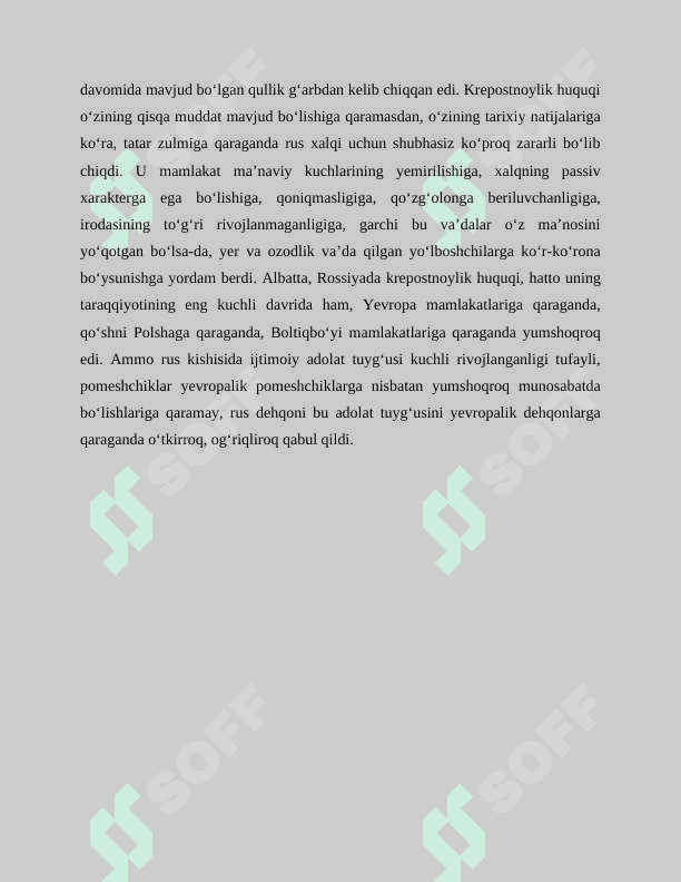 XIX asrda Rossiyada dehqonlar masalasi 7