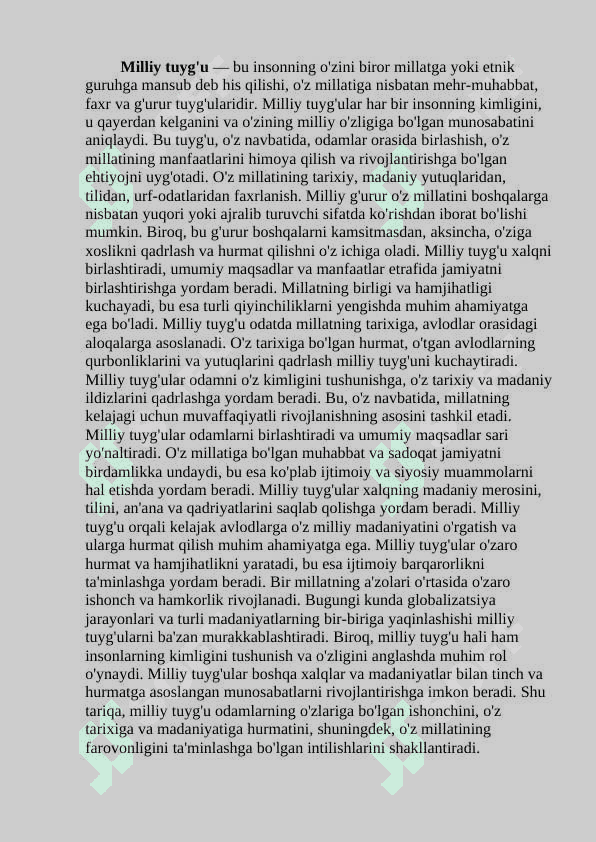 Milliy tuyg'ularga xos xususiyatlar 2