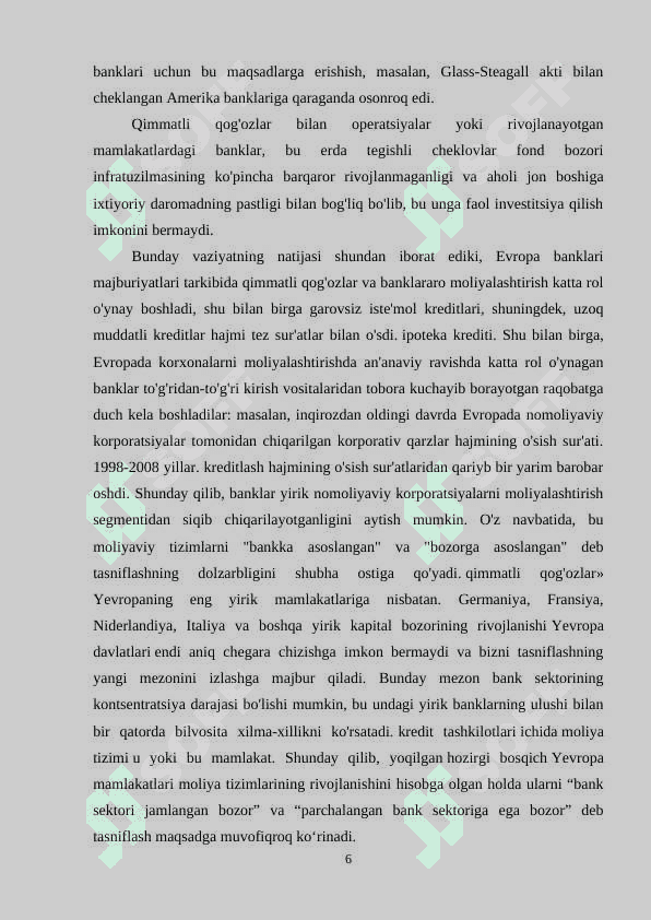YEVROPA INVESTITSIYA BANKI VA UNING OPERATSIYALARI 6
