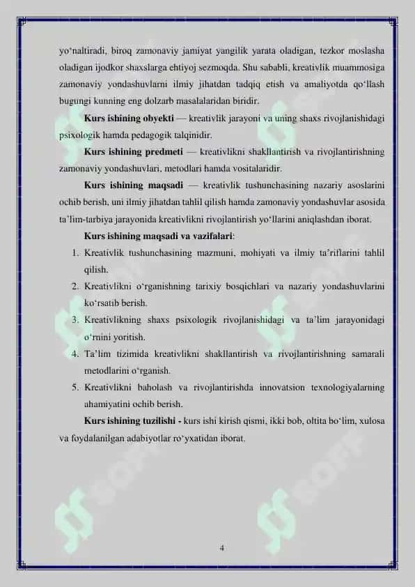 Kreativlik muammosiga zamonaviy yondashish 4