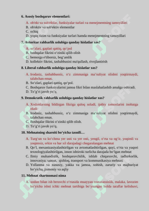 Farmakologik nazorat fanidan 2-Oraliq nazorat javoblar 2