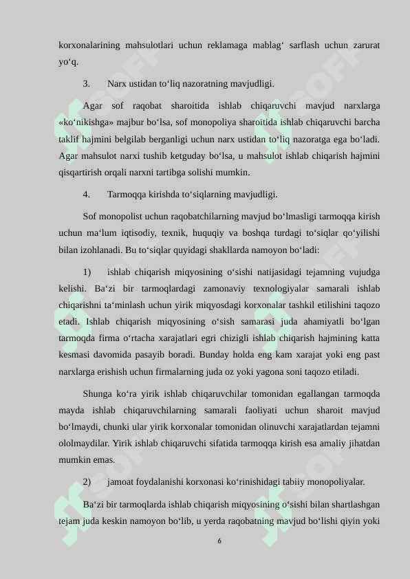 Monopoliyani davlat tomonidan tartibga solish mexanizmlari 6