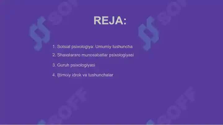 Sotsial psixologiya tarmoqlari 2