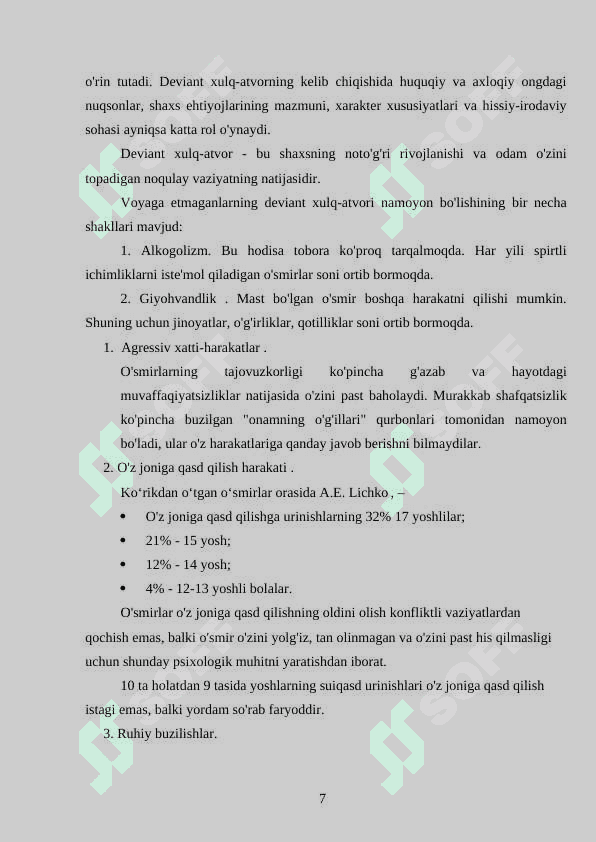 Maktabda o'spirinlar bilan olib boriladigan ijtimoiy ish tizimi 6