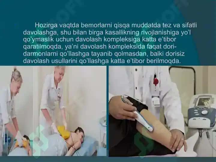 Oddiy fizioterapevtik muolajalar va ularni qo`llash metodikasi 2