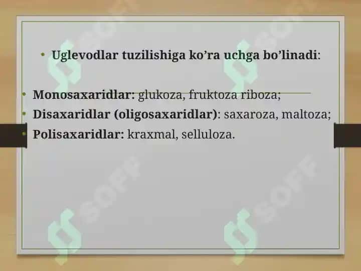 Uglevodlar 3