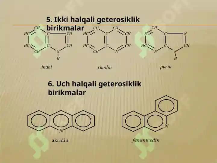 geterosiklik birikmalar 6