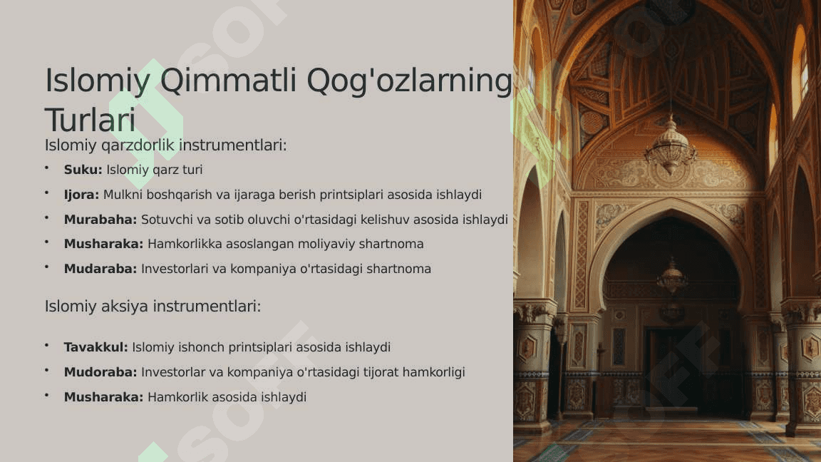Islomiy Qimmatli Qogozlar 3