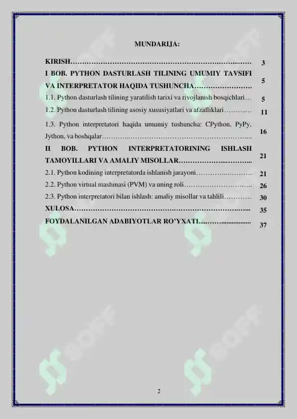 Python interpretatori va uning ishlash tamoyillari 2