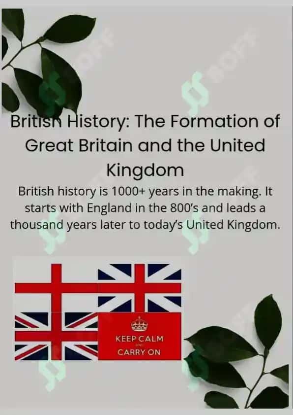 Brit istory: The Formation of Great Britain and the United Kingdom 2