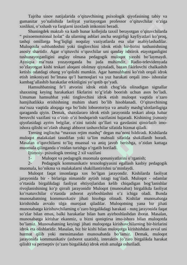 PEDAGOGIK MULOQOTNING STRUKTURASI 4