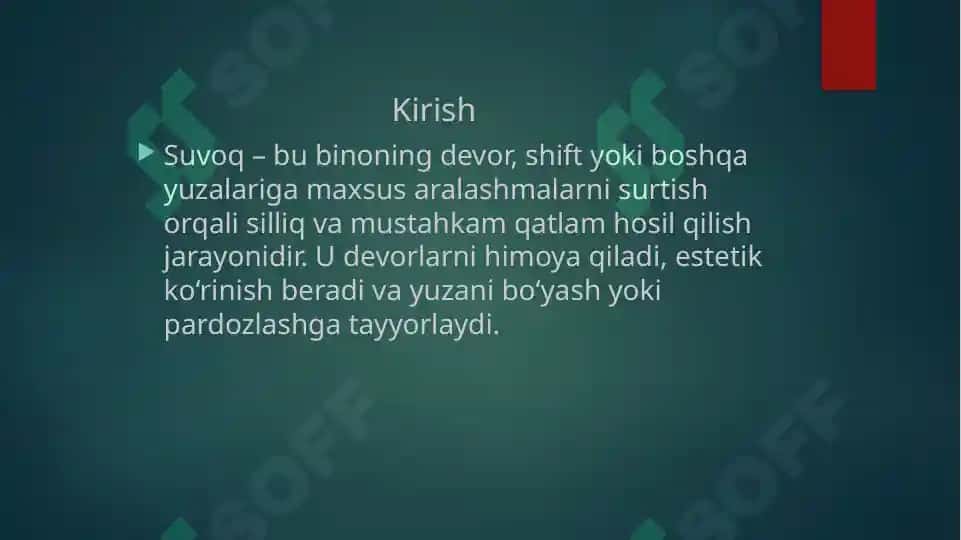 Suvoqlar 3
